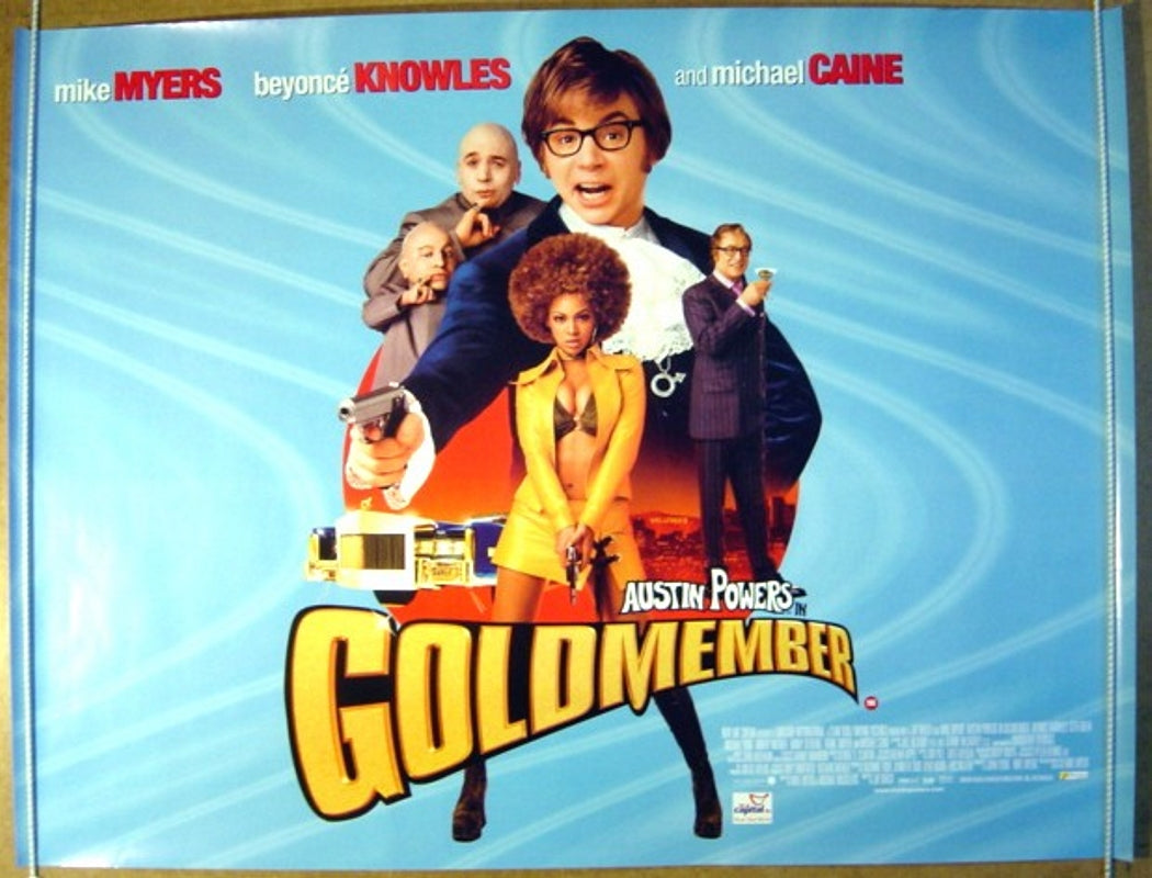 Austin Powers : Goldmember  Original Quad Movie Poster  