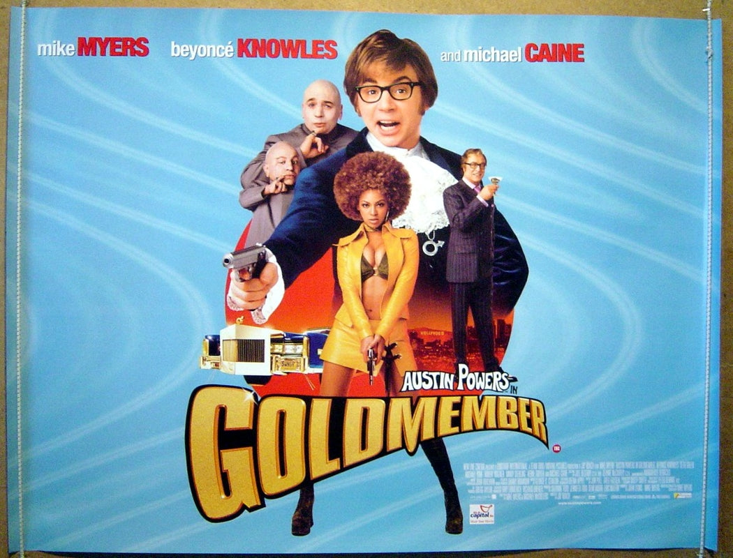 Austin Powers : Goldmember  Original Quad Movie Poster  