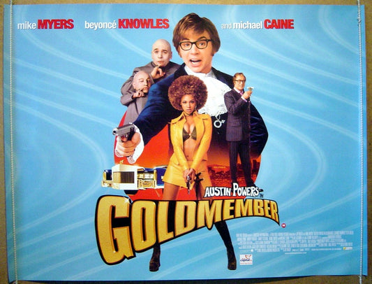 Austin Powers : Goldmember  Original Quad Movie Poster  