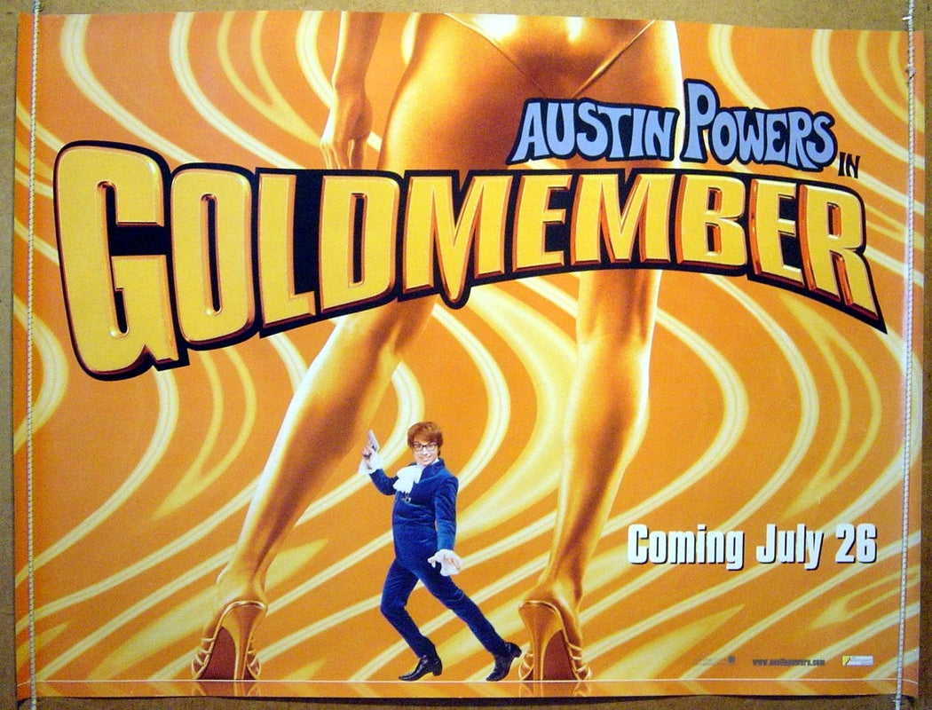 Austin Powers : Goldmember  (Teaser Original Quad Movie Poster)  Original Quad Movie Poster  