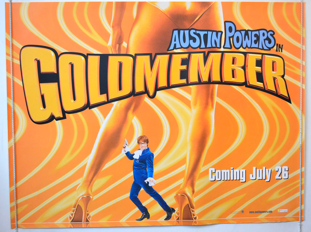 Austin Powers : Goldmember  (Teaser / Advance Version)   Original British Quad Poster - Movie Poster