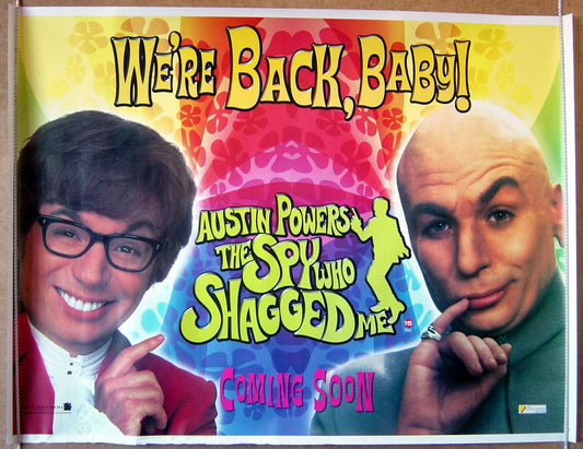 Austin Powers : The Spy Who Shagged Me  (Teaser)  Original Original Quad Movie Poster  