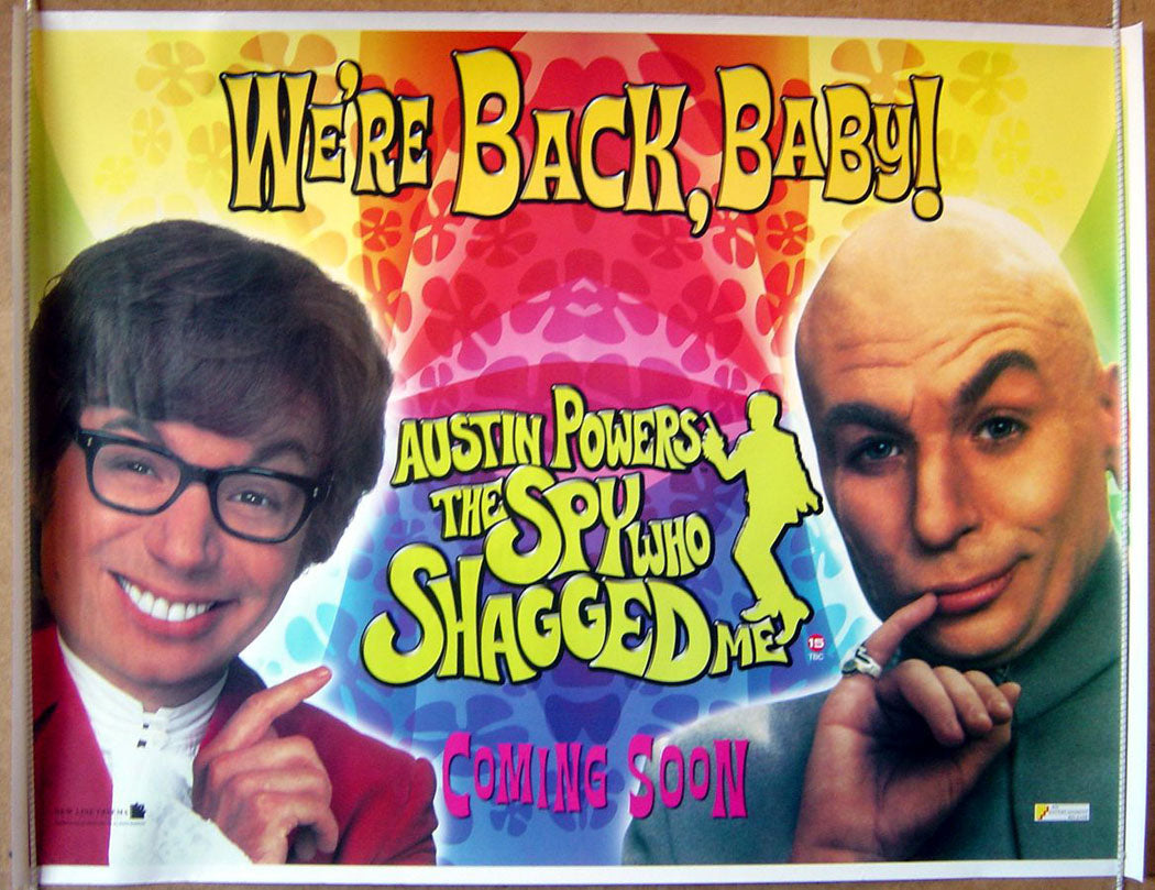 Austin Powers : The Spy Who Shagged Me  (Teaser)  Original Original Quad Movie Poster  