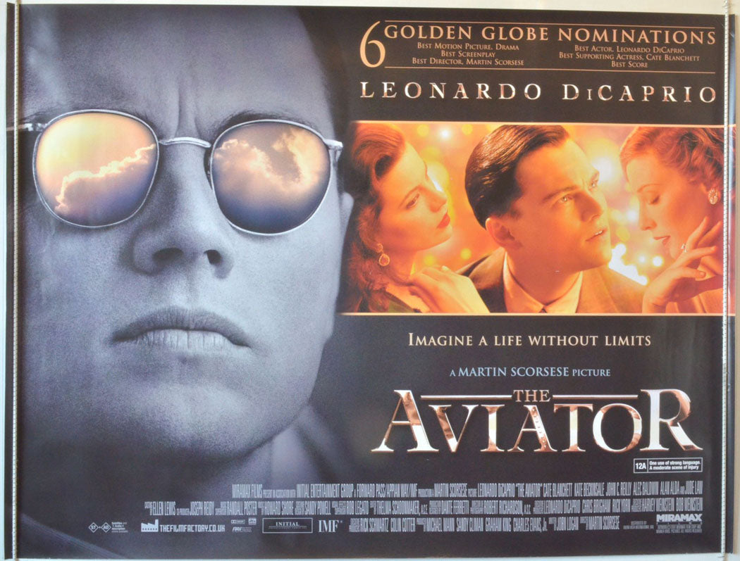 The Aviator   Original British Quad Poster - Movie Poster