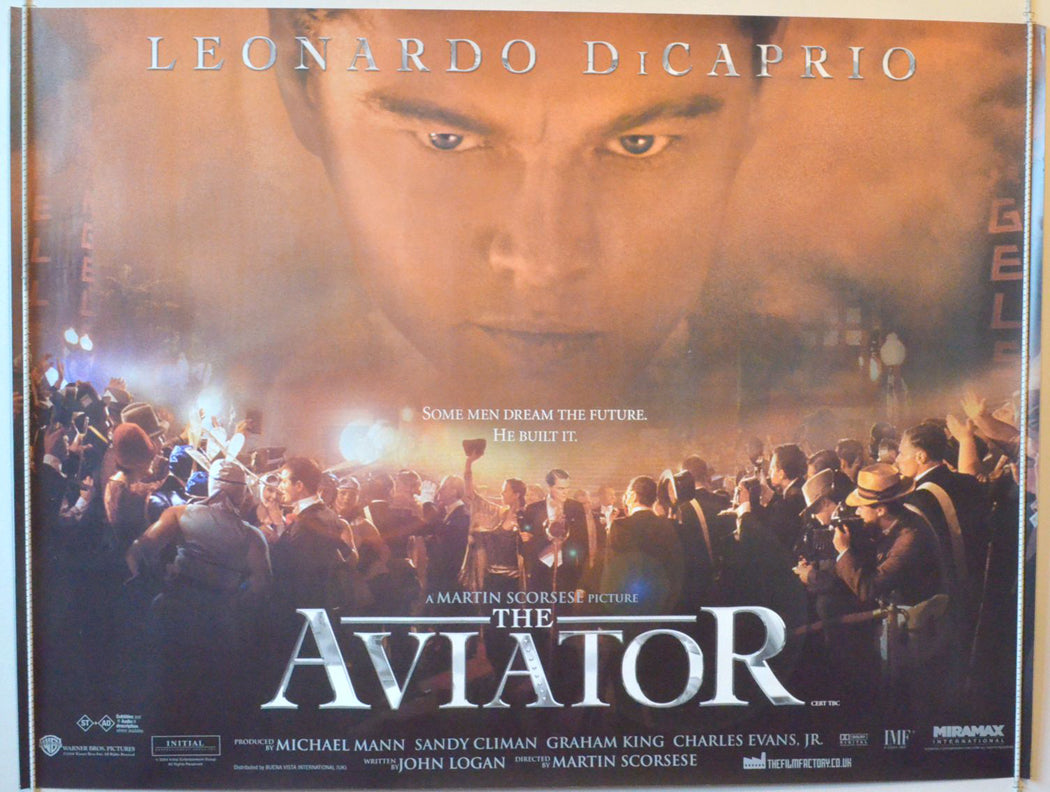 The Aviator  (Teaser / Advance Version)   Original British Quad Poster - Movie Poster