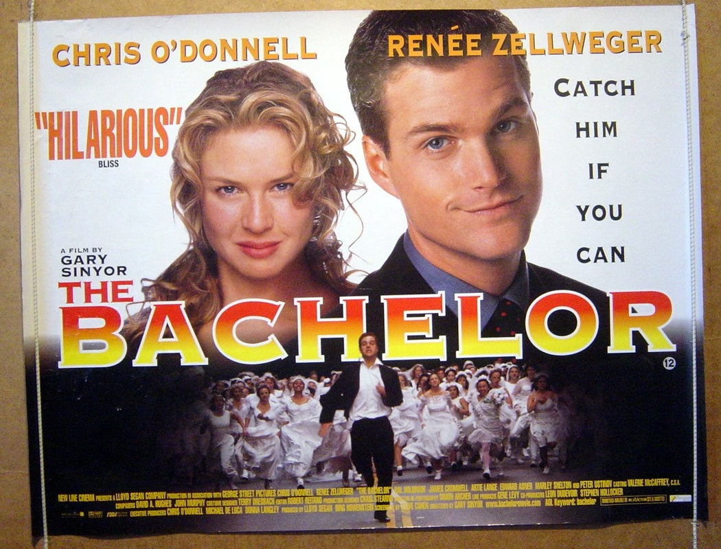 The Bachelor  Original Quad Movie Poster  