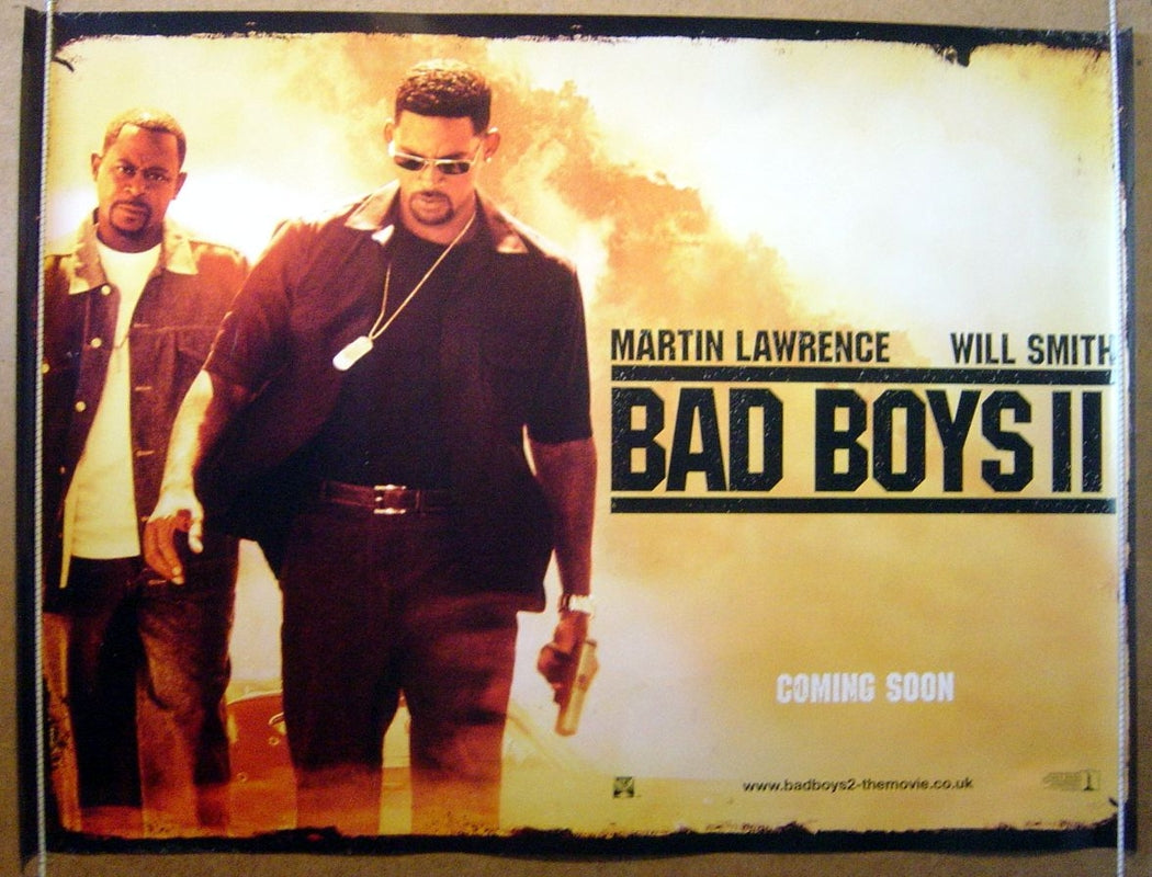 Bad Boys II  (Teaser)  Original Quad Movie Poster  