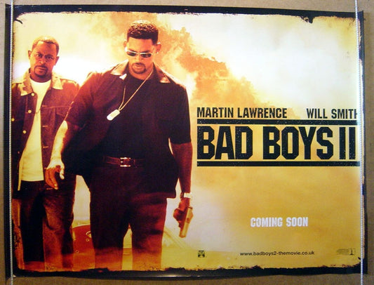 Bad Boys II  (Teaser)  Original Quad Movie Poster  