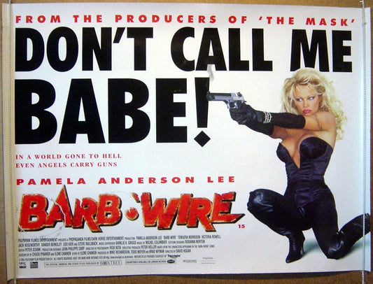 Barb Wire  Original Quad Movie Poster  