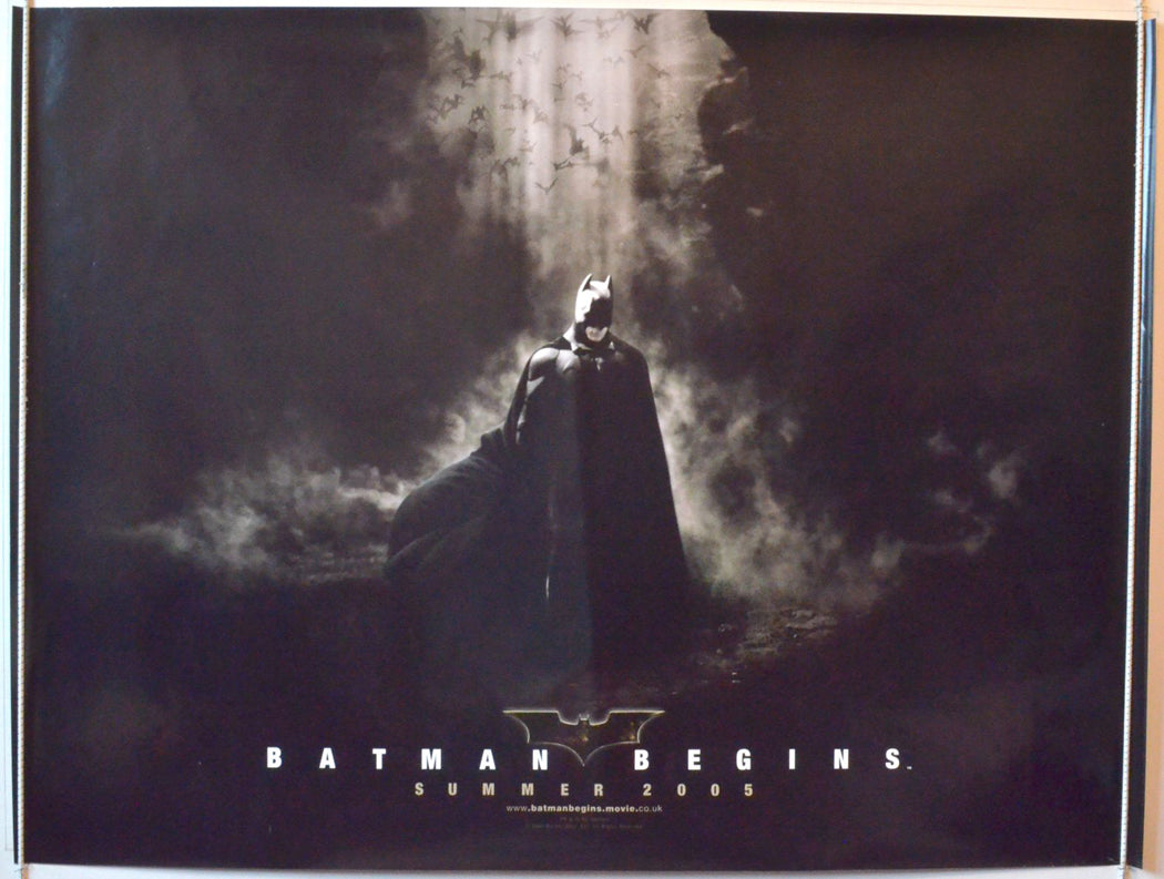 Batman Begins  (Teaser Version)   Original British Quad Poster - Movie Poster