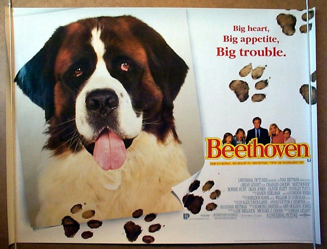 Beethoven  Original Quad Movie Poster  