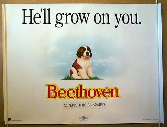 Beethoven  (Teaser Original Quad Movie Poster)  Original Quad Movie Poster  