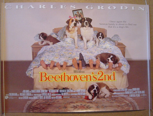 Beethoven's 2nd  Original Quad Movie Poster  