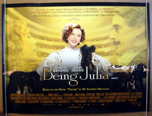 Being Julia  Original Quad Movie Poster  