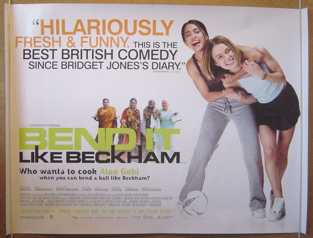 Bend It Like Beckham  Original Quad Movie Poster  