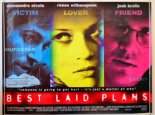 Best Laid Plans Original British Quad Poster - Movie Poster