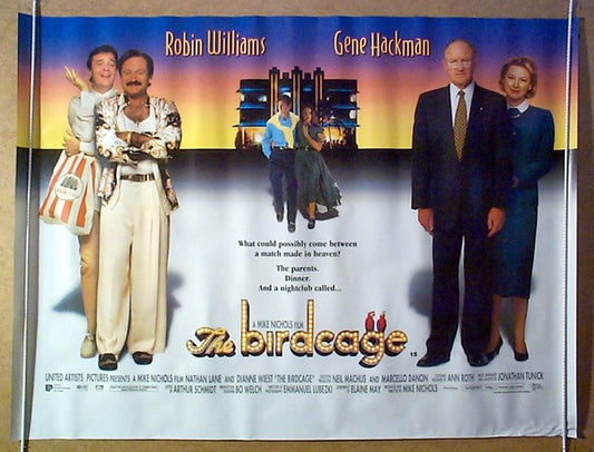 The Birdcage  Original Quad Movie Poster  