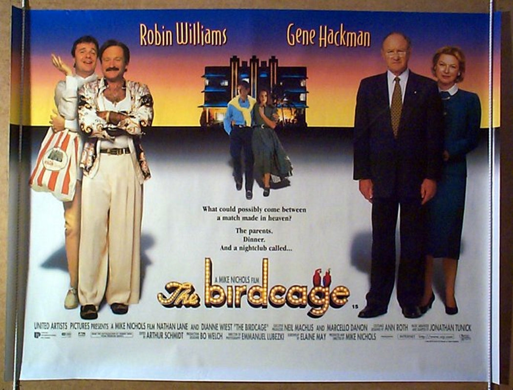 The Birdcage  Original Quad Movie Poster  