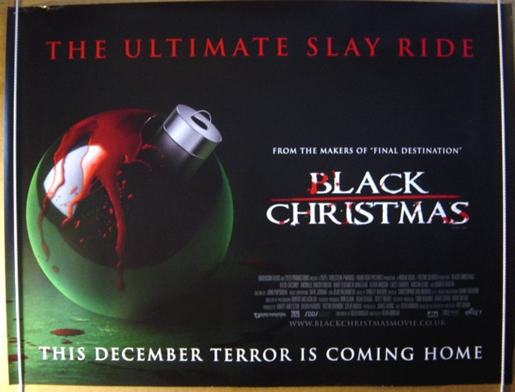 Black Christmas  Original Quad Movie Poster  