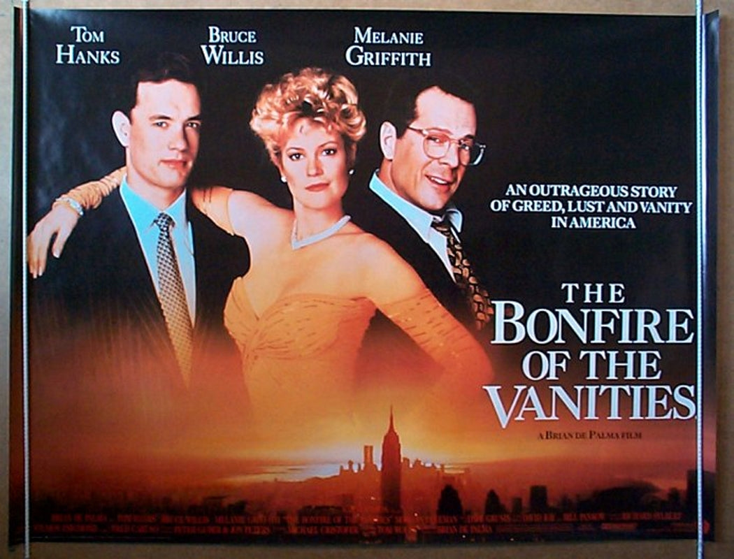 Bonfire Of The Vanities  Original Quad Movie Poster  