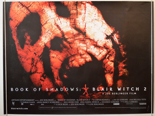 Book Of Shadows : Blair Witch 2 Original British Quad Poster - Movie Poster