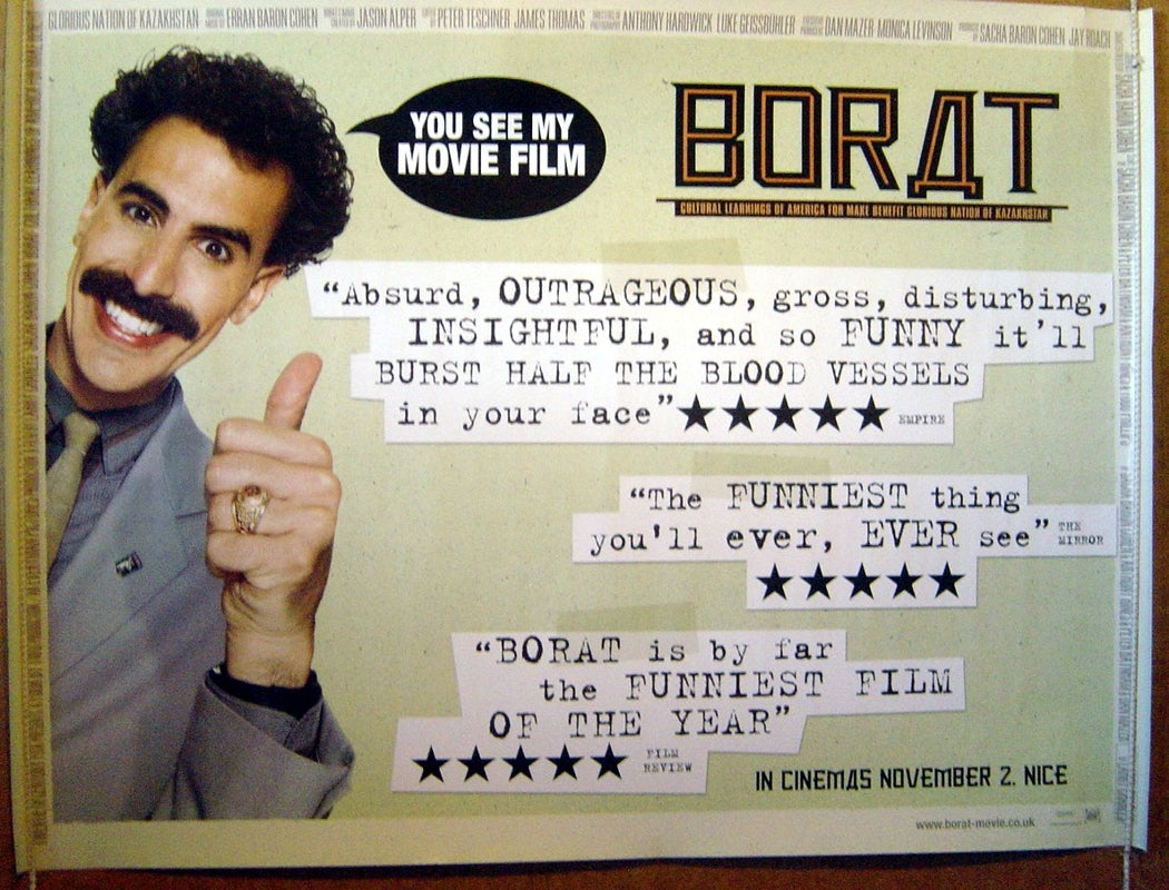 Borat  Original Quad Movie Poster  