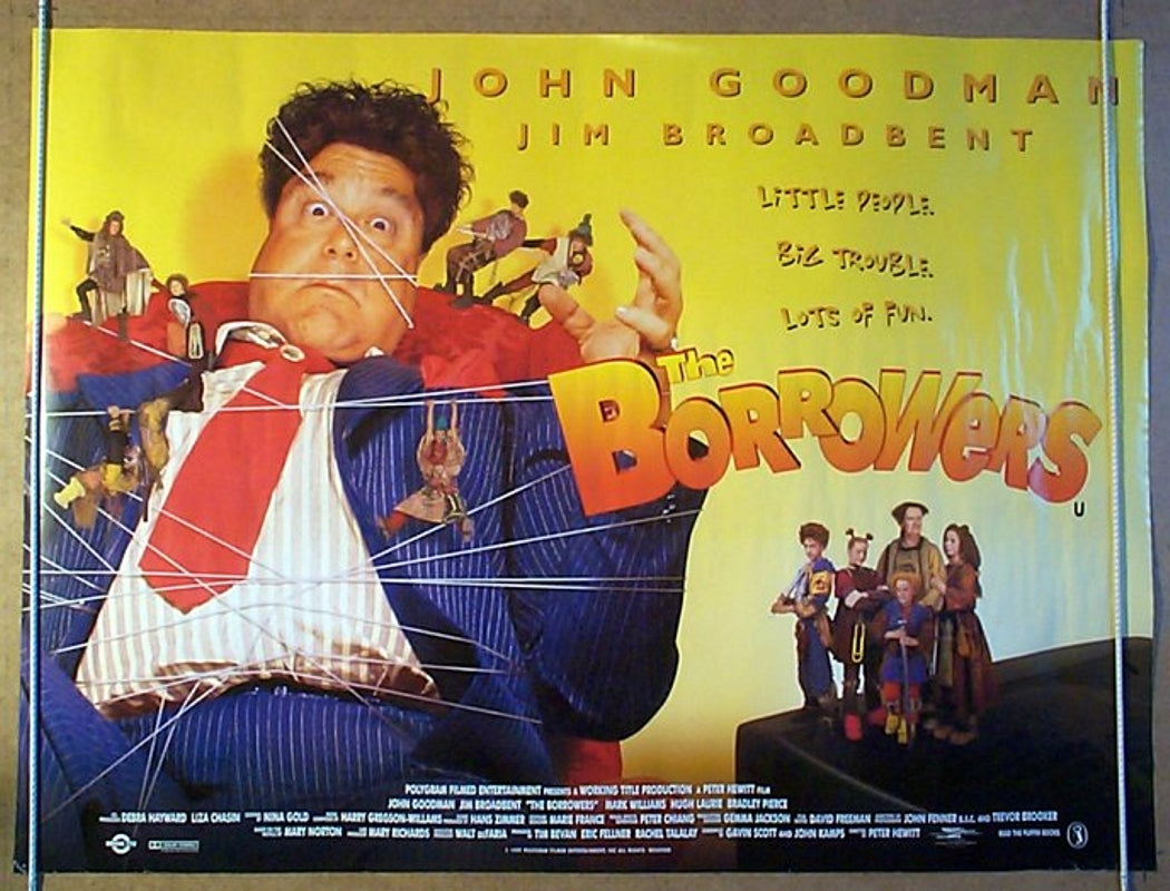 The Borrowers  Original Quad Movie Poster  