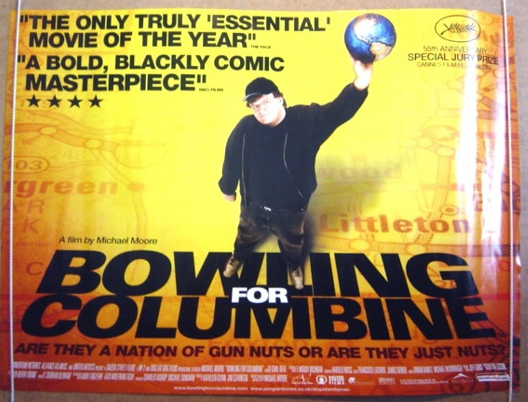 Bowling For Columbine  Original Quad Movie Poster  