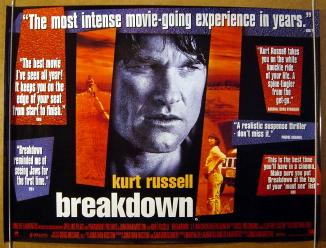 Breakdown  Original Quad Movie Poster  