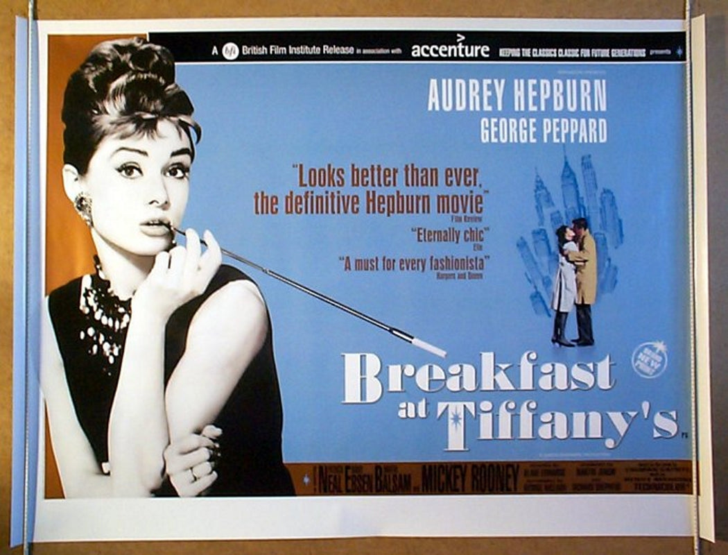 Breakfast At Tiffany's Original British Quad Poster - Movie Poster