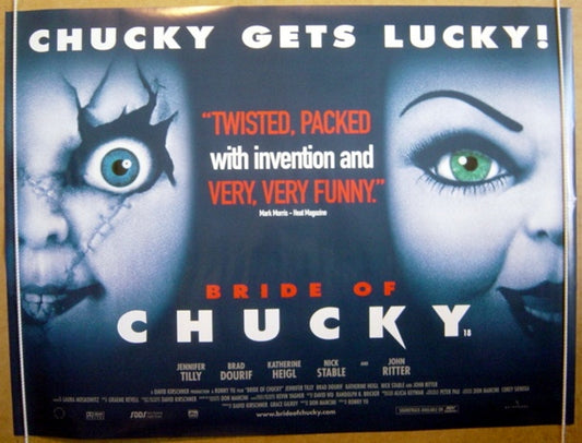 Bride Of Chucky  Original Quad Movie Poster  