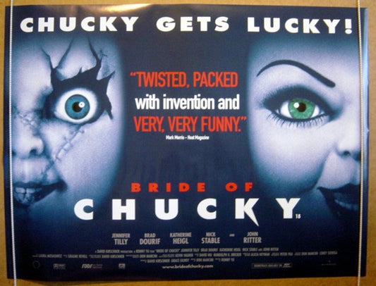 Bride Of Chucky  Original Quad Movie Poster  