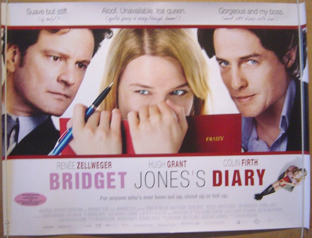 Bridget Jones's Diary  Original Quad Movie Poster  