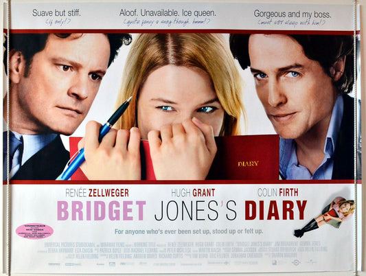 Bridget Jones's Diary  Original Quad Movie Poster  