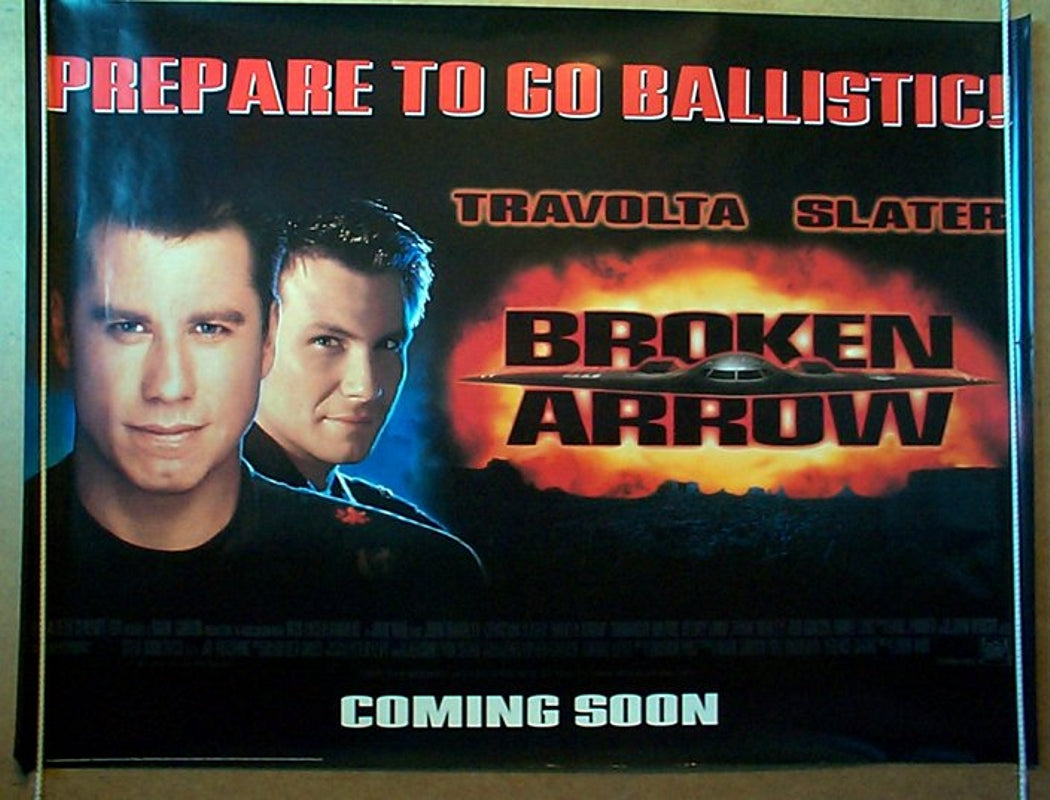 Broken Arrow  (Teaser Original Quad Movie Poster)  Original Quad Movie Poster  