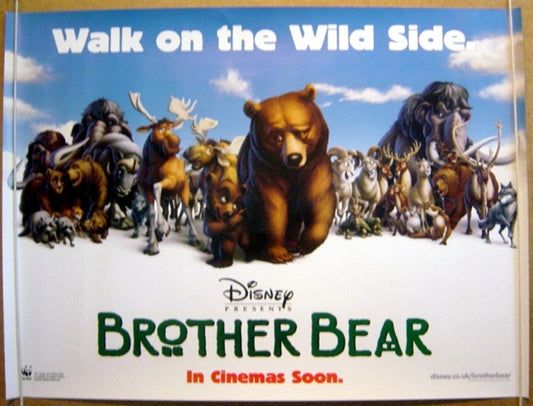 Brother Bear  (Teaser Original Quad Movie Poster)  Original Quad Movie Poster  