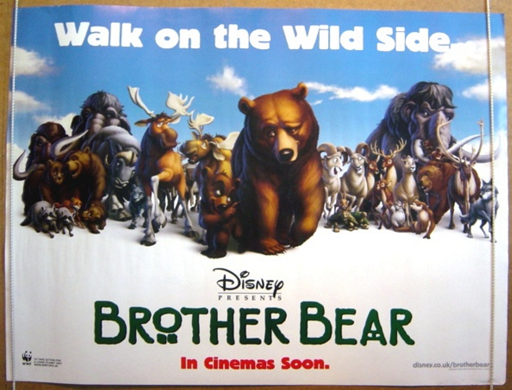 Brother Bear  (Teaser Original Quad Movie Poster)  Original Quad Movie Poster  