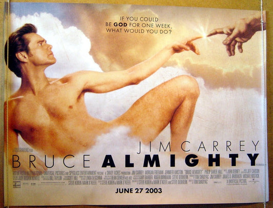 Bruce Almighty  Original Quad Movie Poster  