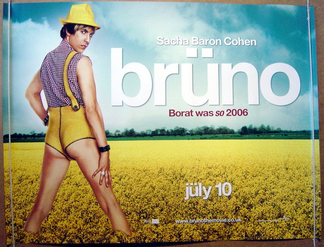 Bruno  Original Quad Movie Poster  