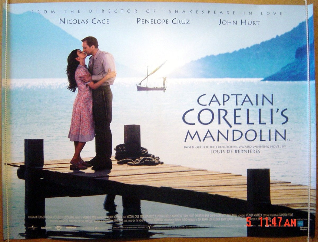 Captain Corellis' Mandolin  Original Quad Movie Poster  