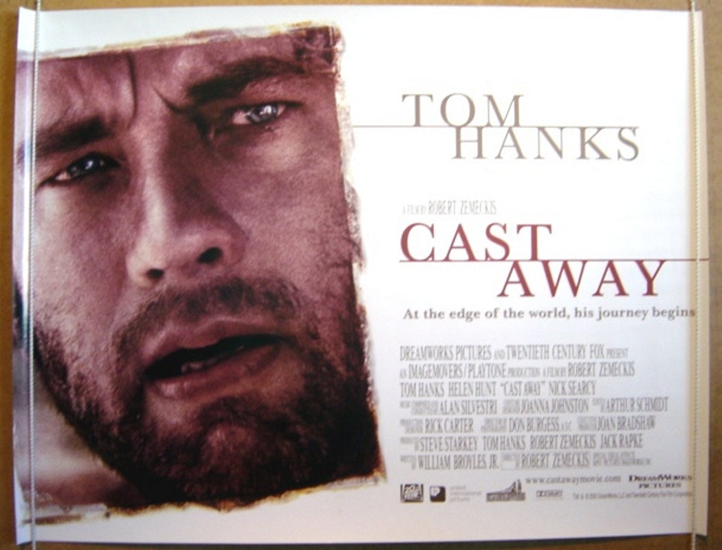 Cast Away  Original Quad Movie Poster  