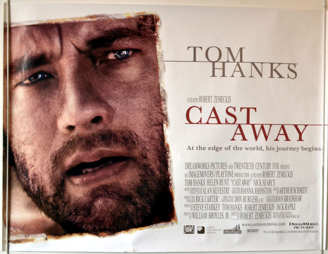 Cast Away   Original British Quad Poster - Movie Poster 