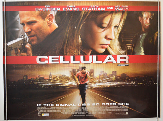 Cellular Original British Quad Poster - Movie Poster