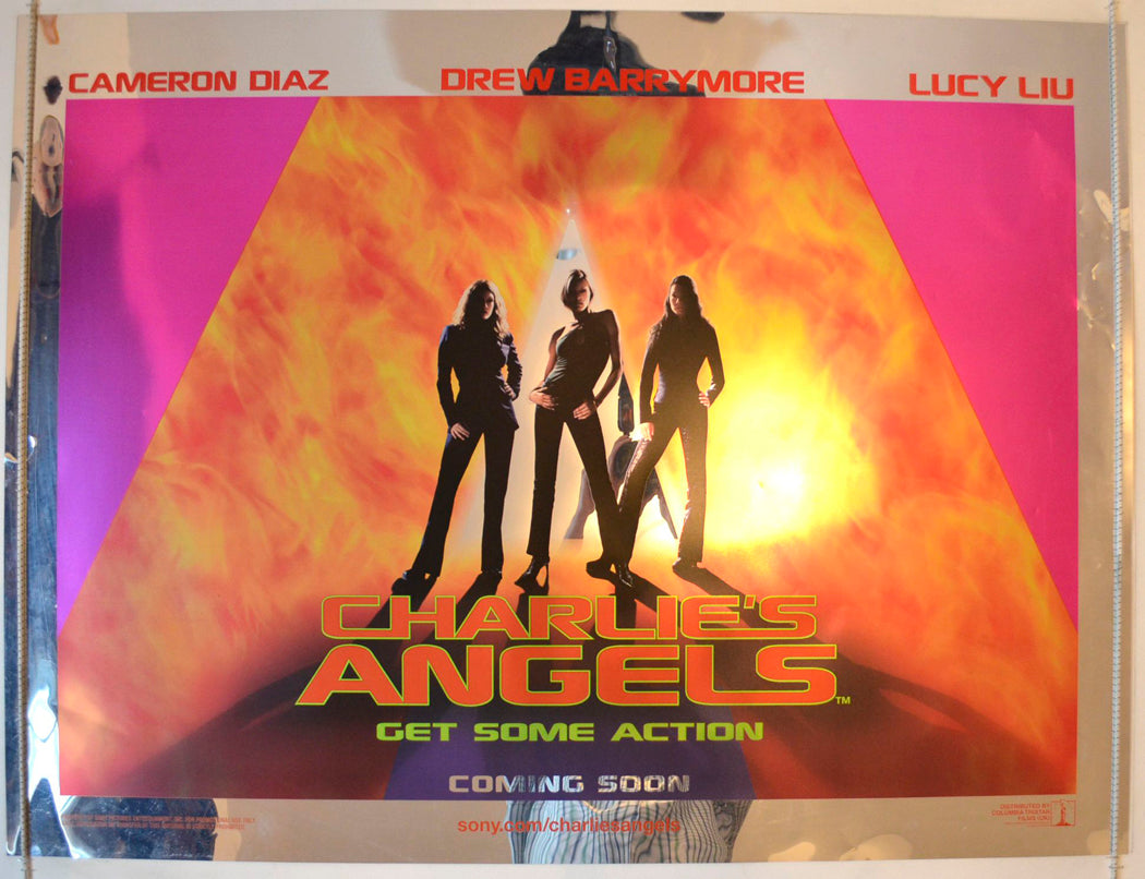 Charlie's Angels Original British Quad Poster - Movie Poster