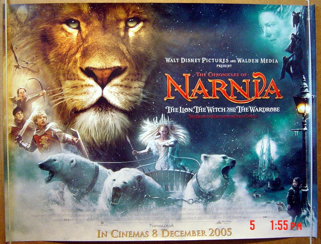 The Chronicles Of Narnia  The Lion, The Witch And The Wardrobe  Original Quad Movie Poster  