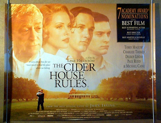 The Cider House Rules  Original Quad Movie Poster  