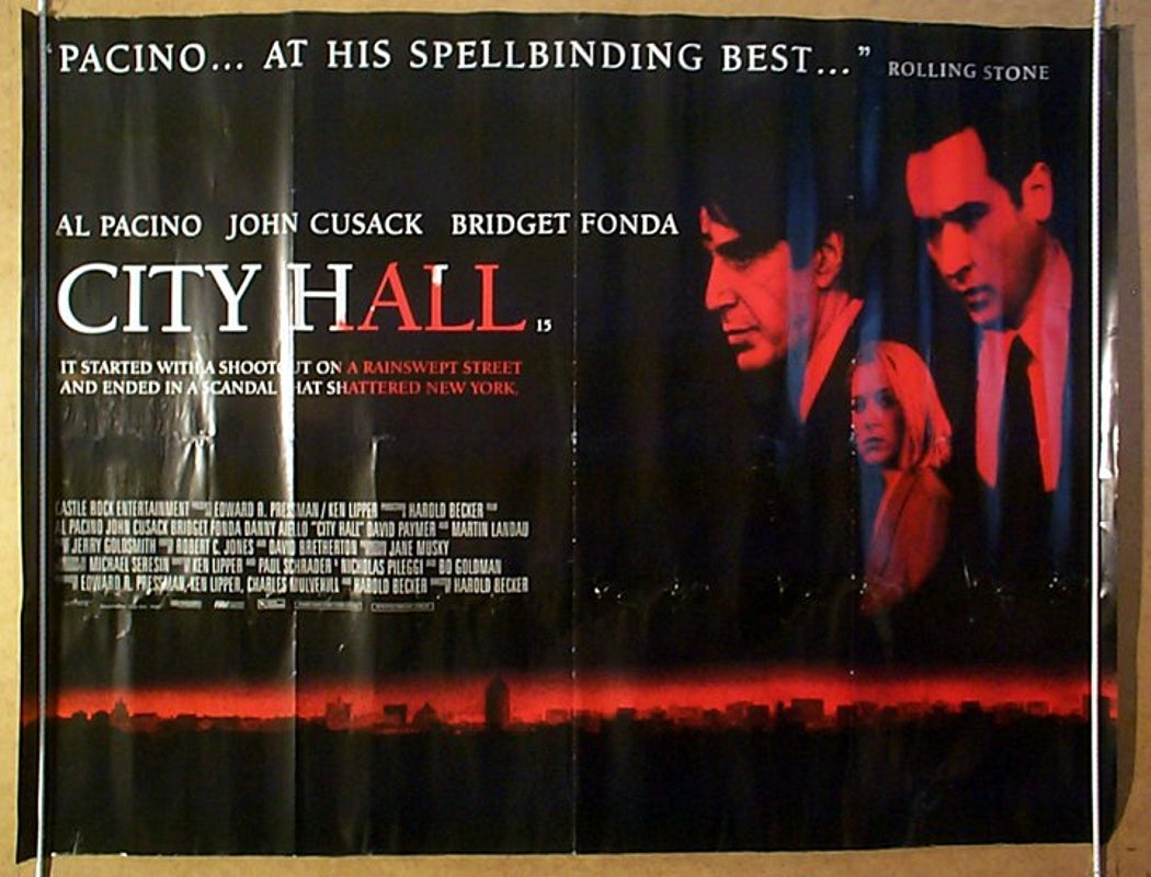 City Hall  Original Quad Movie Poster  