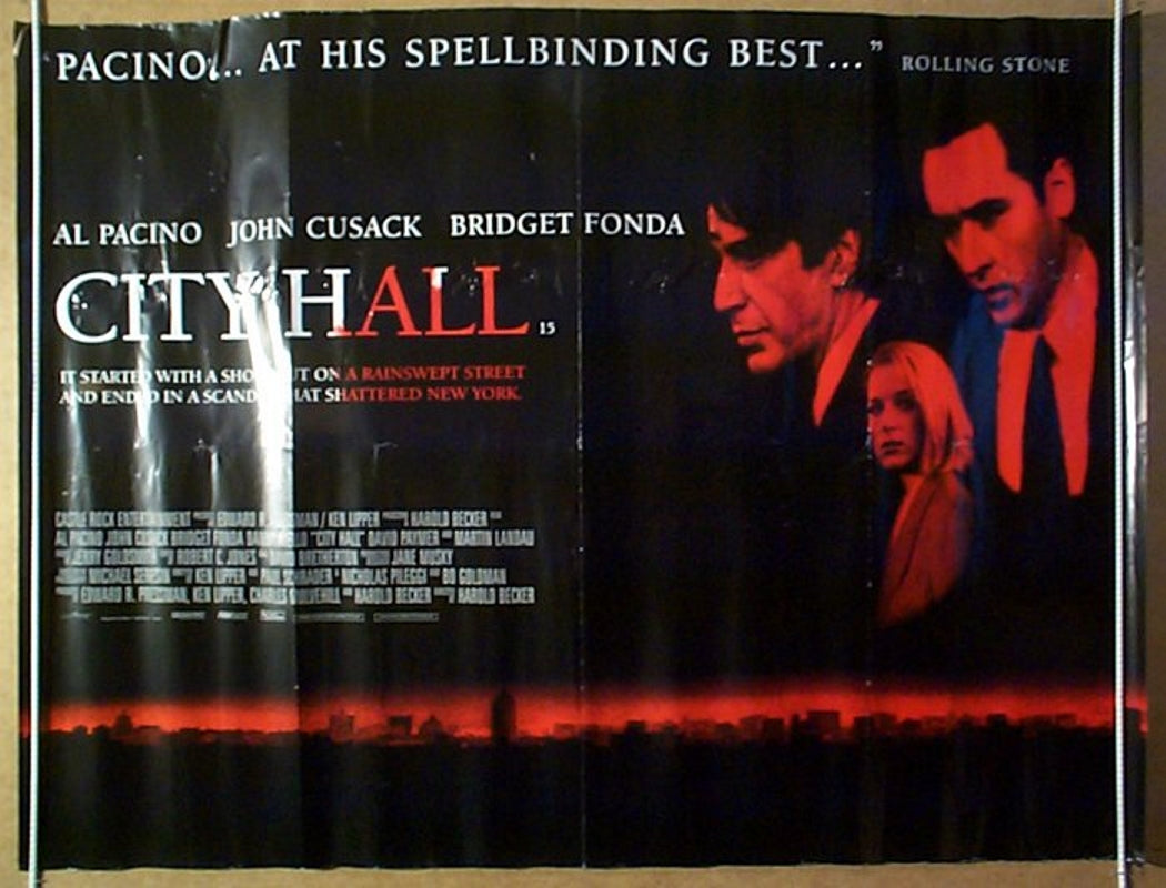 City Hall  Original Quad Movie Poster  