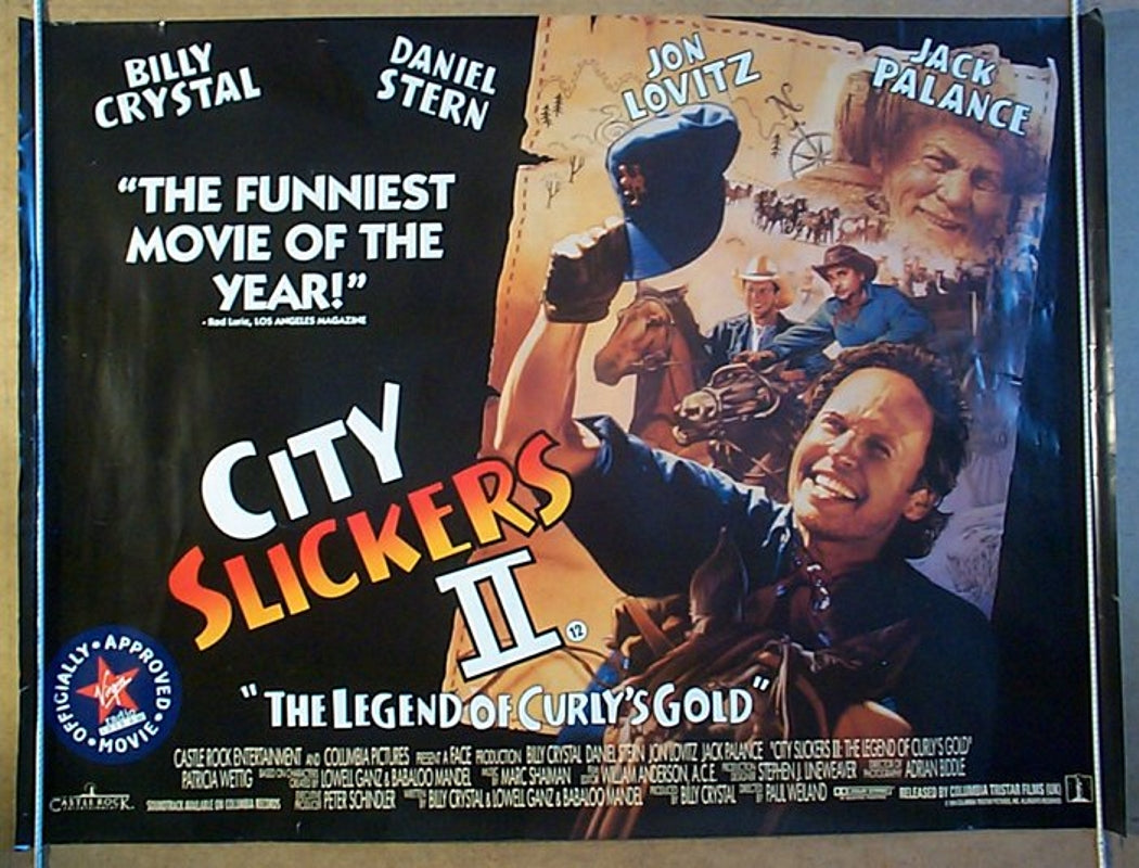 City Slickers II : The Legend Of Curly's Gold  Original Quad Movie Poster  