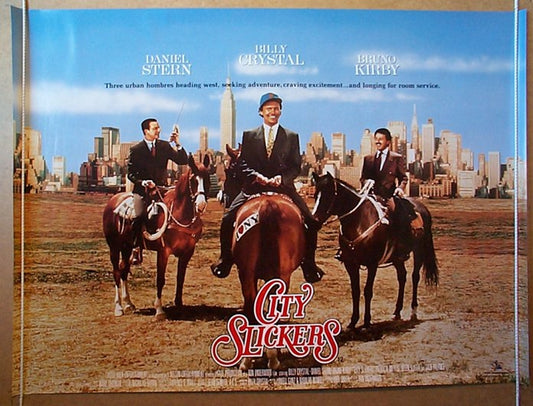 City Slickers  Original Quad Movie Poster  